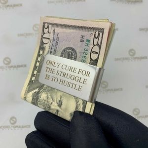 "Cure For The Struggle..." Money Clip